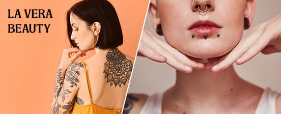 Piercing oder Tattoo nach Wahl