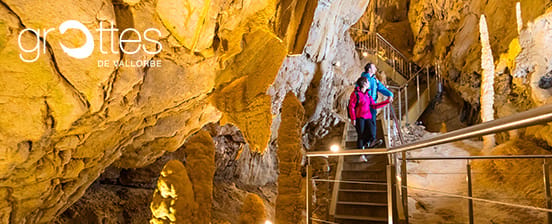 Eintritt in die Grotten von Vallorbe