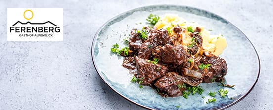 3-Gang-Dinner mit Kalbsleberli – Genuss mit Alpenblick