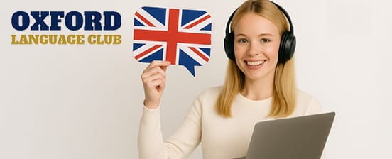 Online English language course with an accredited certificate