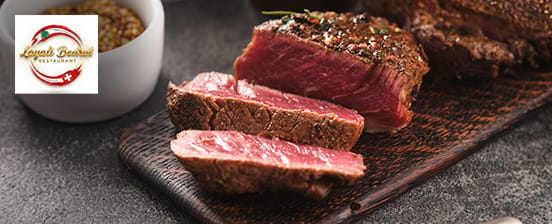 3-Gang-Dinner mit grilliertem Rindsfilet