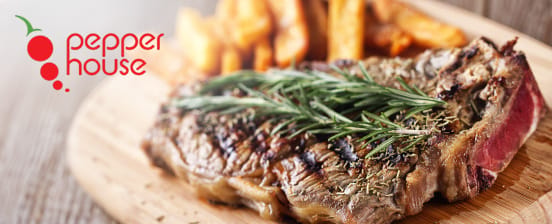 3-Gang-Dinner mit Rindsentrecôte