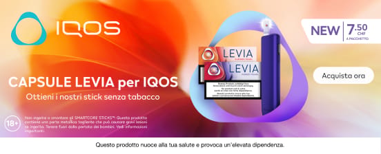 NEW: capsule LEVIA a CHF 7.50