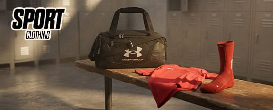 Sportbekleidung und accessoires
