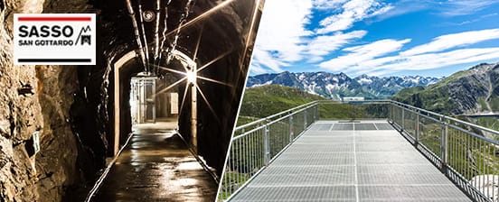 Grande visite de la forteresse du Gothard Sasso San Gottardo