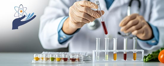 Gesundheitscheck und Laboranalyse