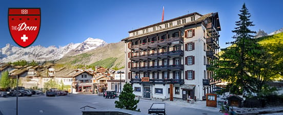 Boutique Hotel in Saas-Fee, The Dom Hotel Saas-Fee