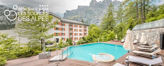 Hôtel 4 étoiles à Loèche-les-Bains, Résidence Les Sources des Alpes