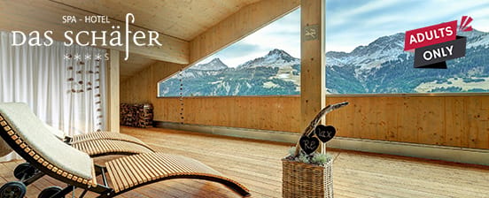 Hôtel 4 étoiles supérieur dans le Vorarlberg, DAS SCHÄFER