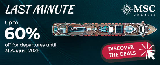 Cruises departing until 31.08.2026