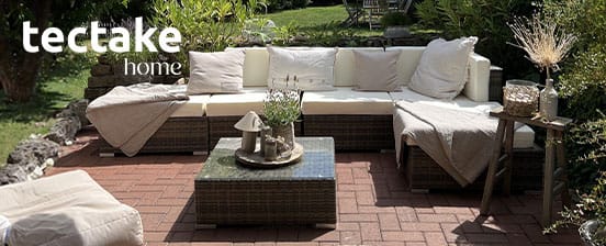 Gartenmöbel und außendekoration