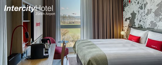 Formule « Park, Sleep & Fly » dans un hôtel 4 étoiles, l'IntercityHotel Zürich Airport