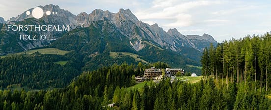 Hôtel en bois 4 étoiles à Leogang, Almhotel Forsthofalm