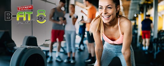 B-FIT-Premium-Fitnessabo – 7 Standorte für dein Training