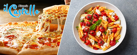 3-Gang-Dinner mit Pizza oder Pasta nach Wahl