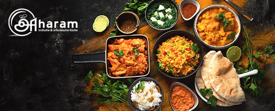 Indisches 3-Gang-Menü – À la carte und All you can eat
