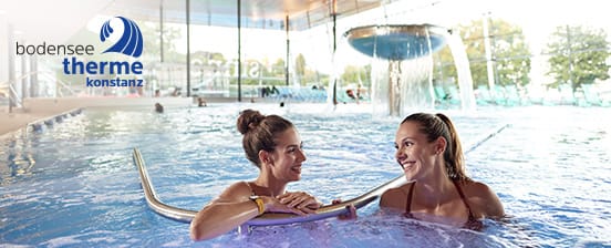Eintritt in die Bodensee Therme Konstanz – optional mit Sauna