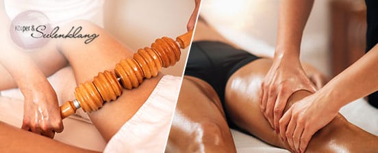 Maderotherapie und mechanische Lymphdrainage