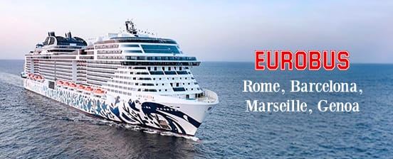 4 nights on the MSC Euribia and return journey with EUROBUS