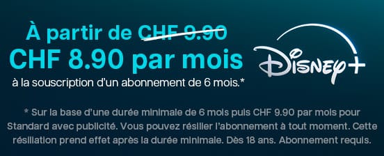 Abonnement Disney+ de 6 mois