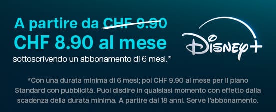 Abbonamento Disney+ di 6 mesi