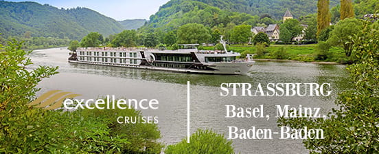 4 Nächte Excellence Queen: Basel – Strassburg – Mainz