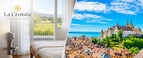 Swiss Lodge près de Neuchâtel, La Croisée Hôtel Restaurant