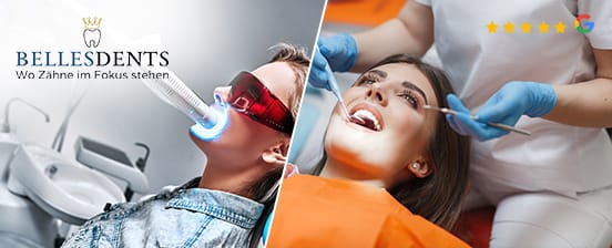 Dentalhygiene – optional mit Powerbleaching und Zahnschmuck