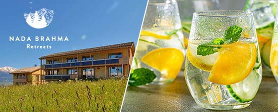 Prämiertes Naturhotel im Wallis, Nada Brahma Retreats Nax