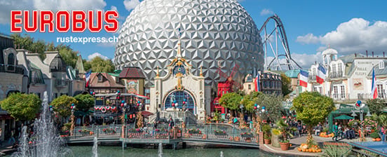 Voyage aller-retour, 2 entrées à l'Europa-Park et nuitée