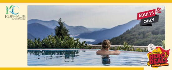 4-Sterne-Hotel im Tessin, Kurhaus Cademario Hotel & Spa
