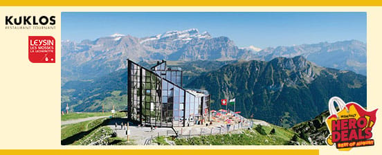 All-you-can-eat-Buffet im Drehrestaurant – optional mit Berg- und Talfahrt