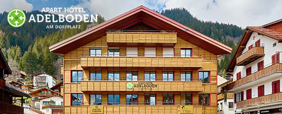 Ferienwohnung mit Hotelservice in Adelboden, Apart Hotel Adelboden am Dorfplatz