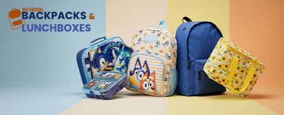 School backpacks & lunch boxes